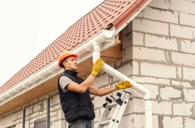 Pose et remplacement de gouttières à Maisonsgoutte